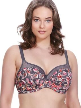 Elomi Aquila Demi Underwire Bra Floral 42H US